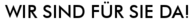 wir sind f�r sie da!